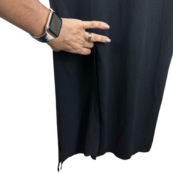2/$30 Zara Black Casual Shift Dress Size Medium - Picture 6 of 12